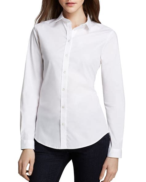 burberry classic white button down shirt womens|burberry scribble button down shirt.